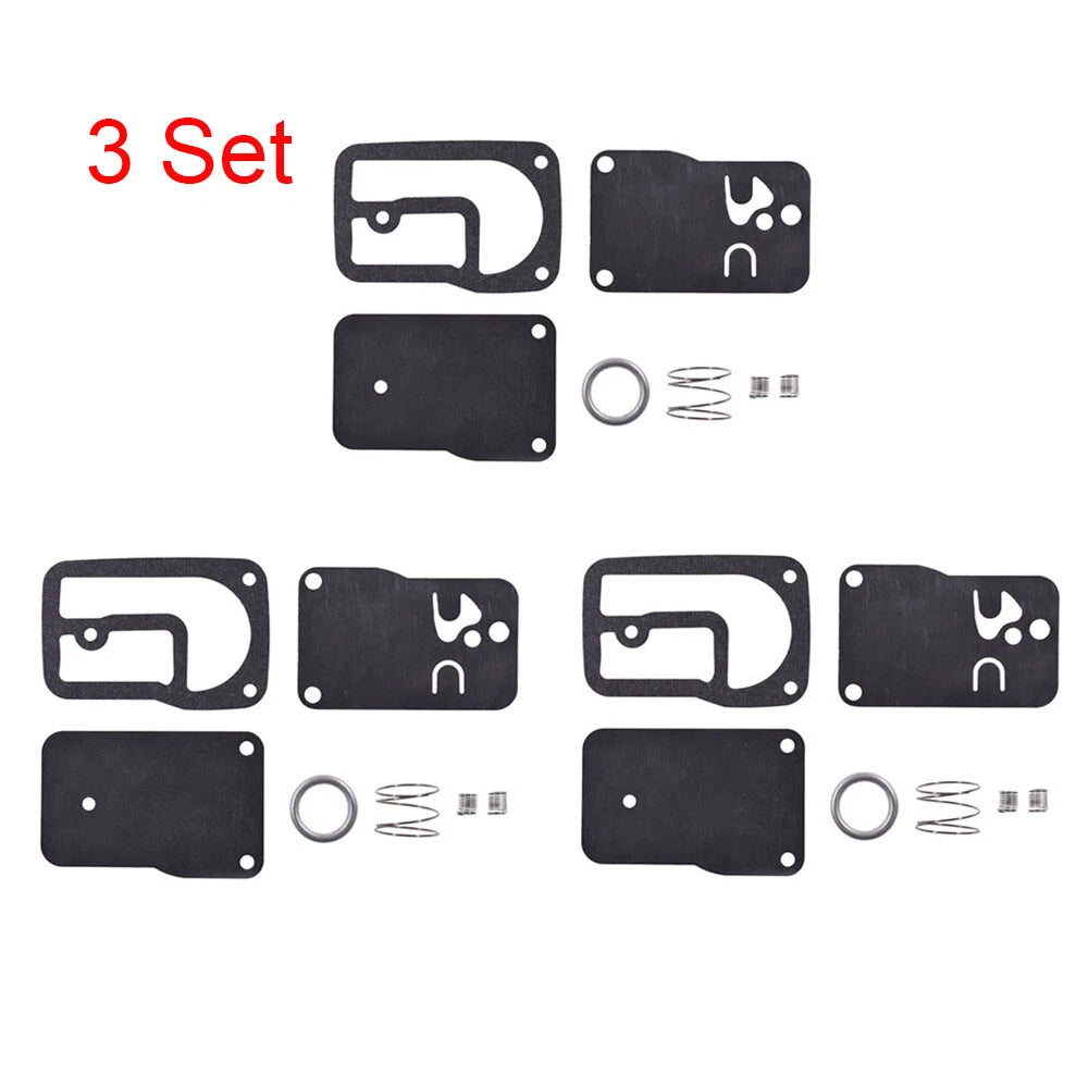 Set of 3 Fuel Pump Gasket Kit for Briggs & Stratton (393397, 401400, 402400, 402700)