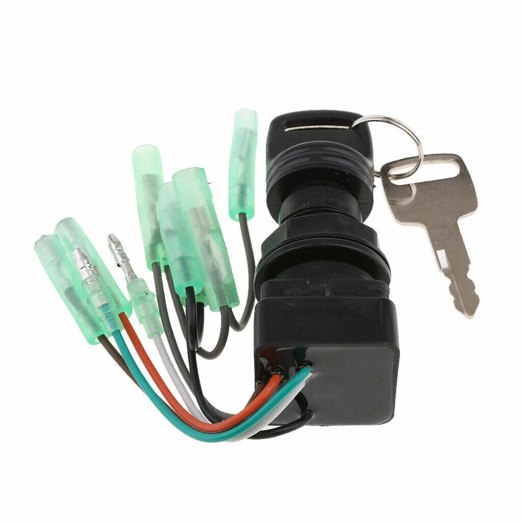 Ignition Key Switch Assembly for Suzuki Outboards (37110-92E01)