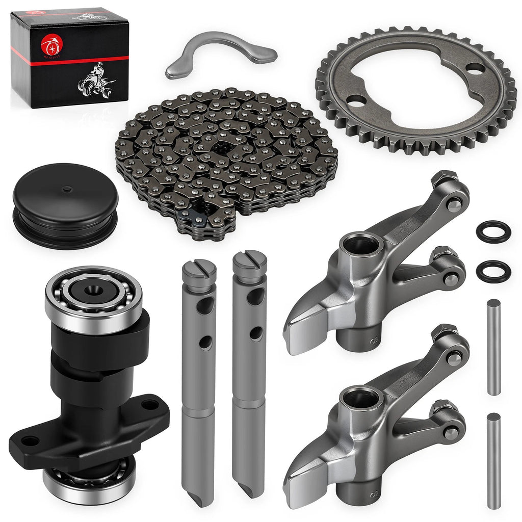 Camshaft & Rocker Arm & Cam Gear Sprocket Kit for Honda TRX250X TRX300EX TRX300X (2001–2023)
