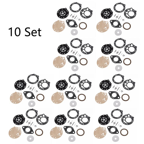 10X Carburetor Repair Kit for Zama RB-42 Stihl TS350 TS360 (08–090)