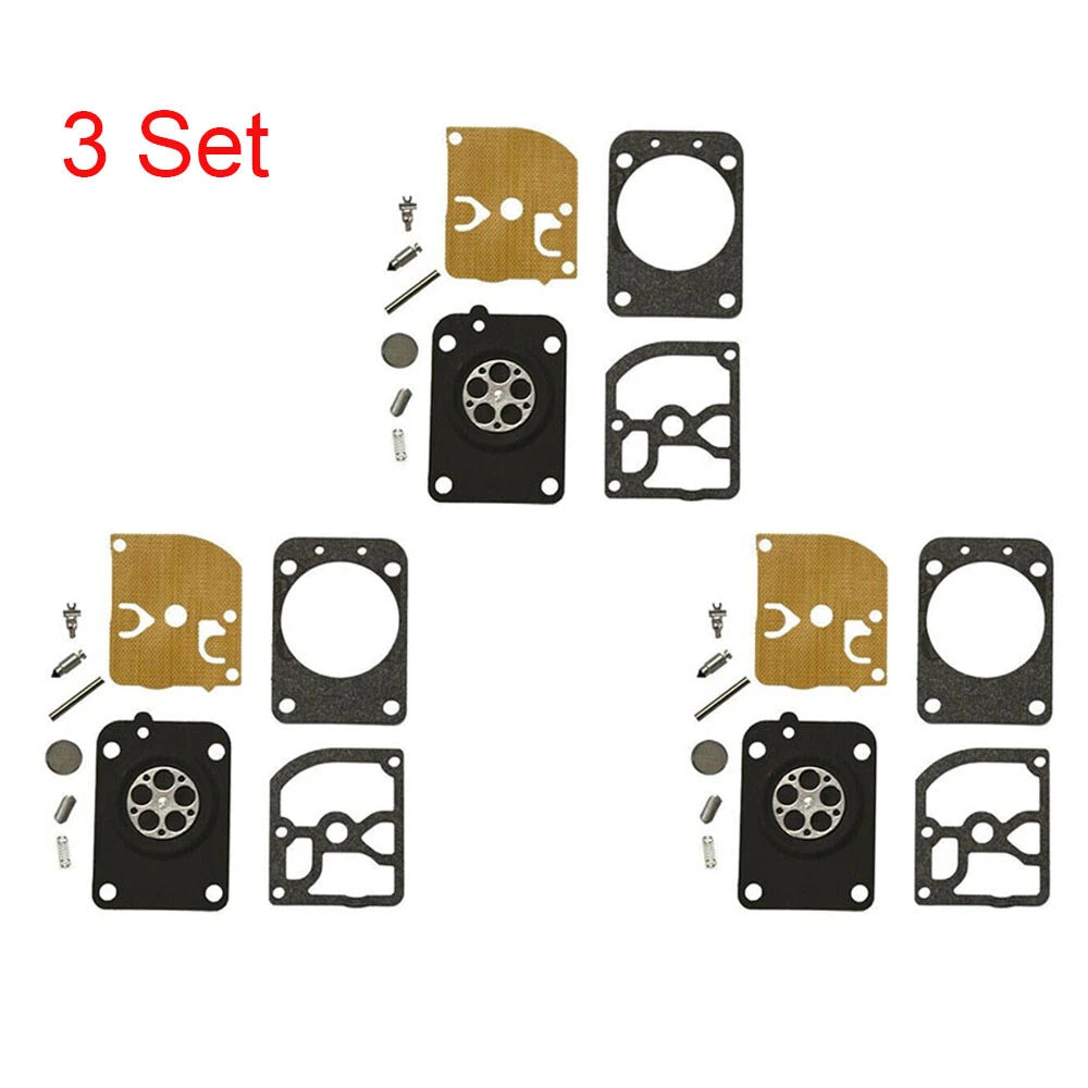 Set of 3 Carburetor Gasket Kit for Stihl TS410 TS420 (RB-151, 4238 007 1061)
