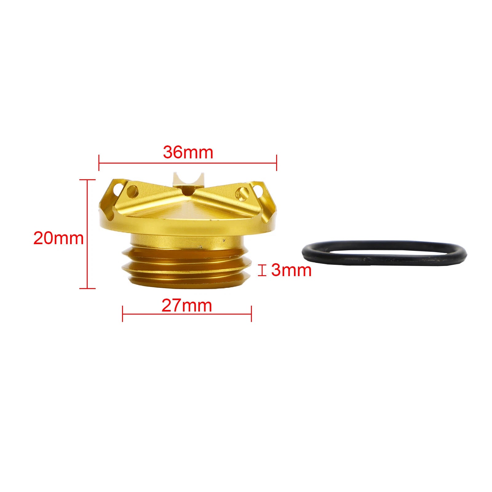 Engine Oil Drain Plug for Yamaha YZF-R1 R3 R6 R25 TDM850 XJR1200 FJR1300 (1998–2023)