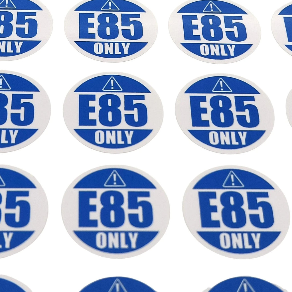 E85 Only Sticker for Clean Energy Vehicles (1'')