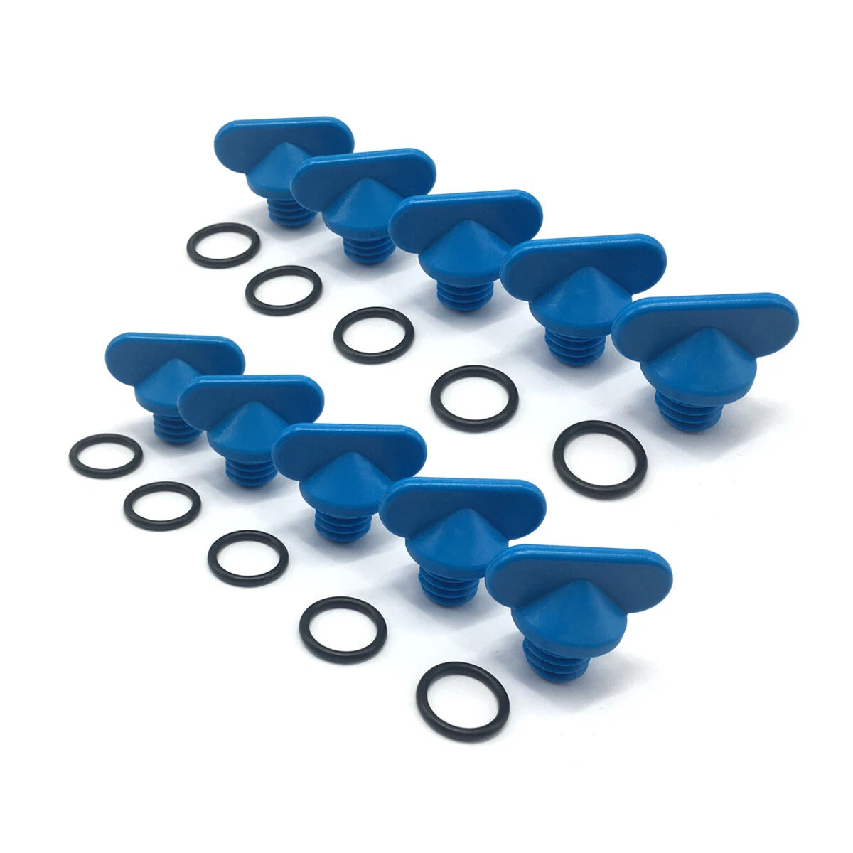 10Pcs Drain Plug Screws for MerCruiser (806608A02, 806608A1, 18-4226)