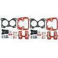 2Pcs Carburetor Kit for Johnson/Evinrude Outboard (434888, 435443, 0439076, 18-7046)