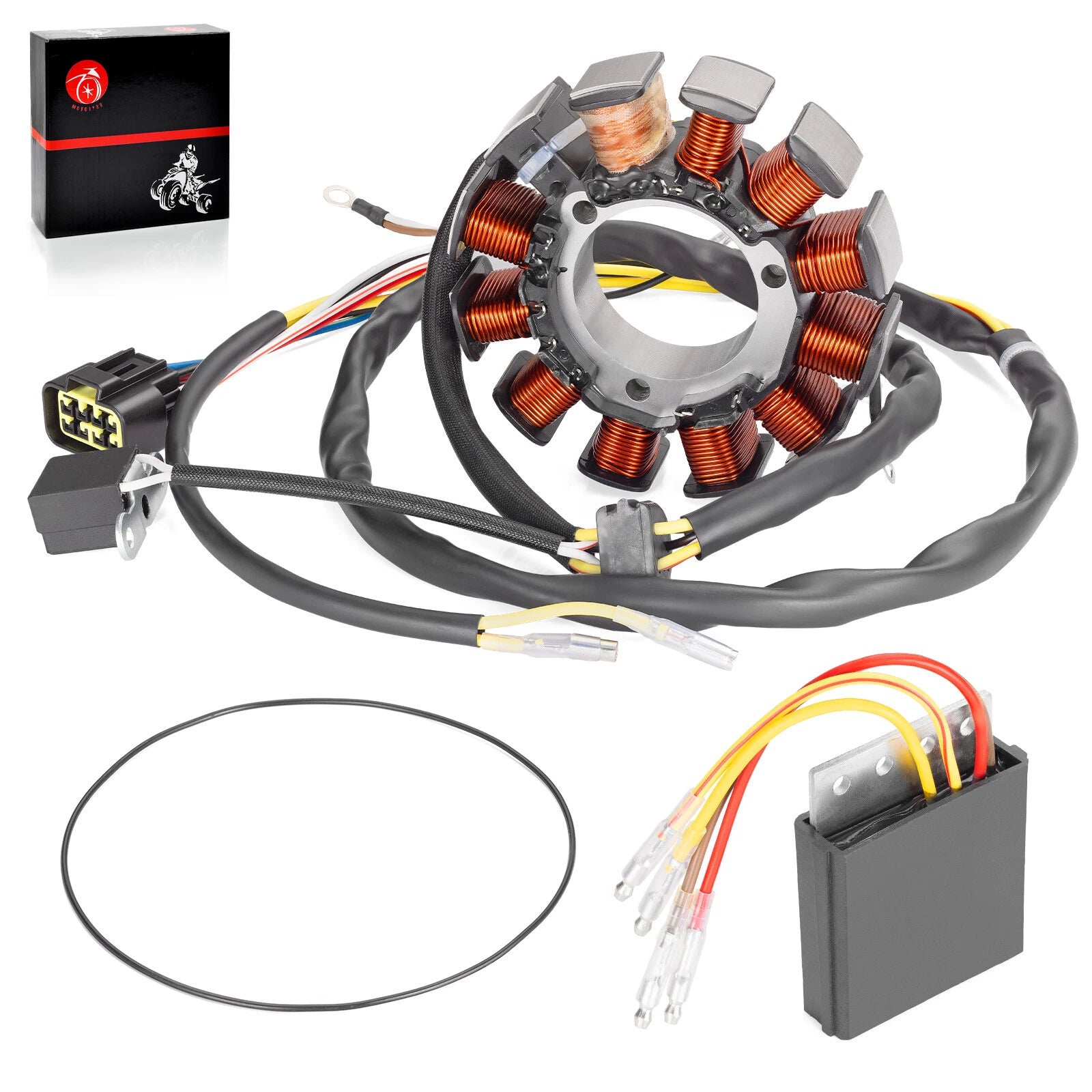 Stator with Regulator Rectifier for Polaris Scrambler 500 (2002)