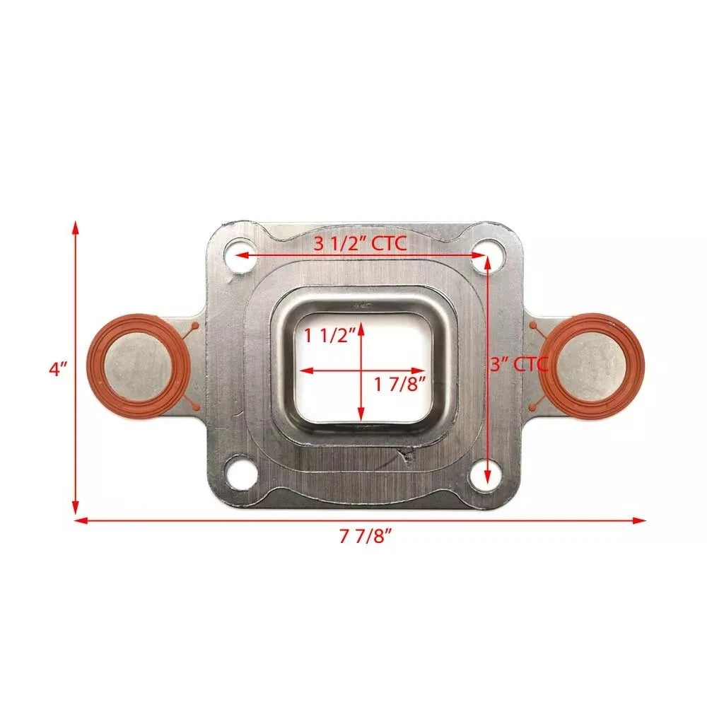 Exhaust Elbow Riser Gasket for Mercruiser 4.3 5.0 5.7 6.2 L (Closed Cooling)