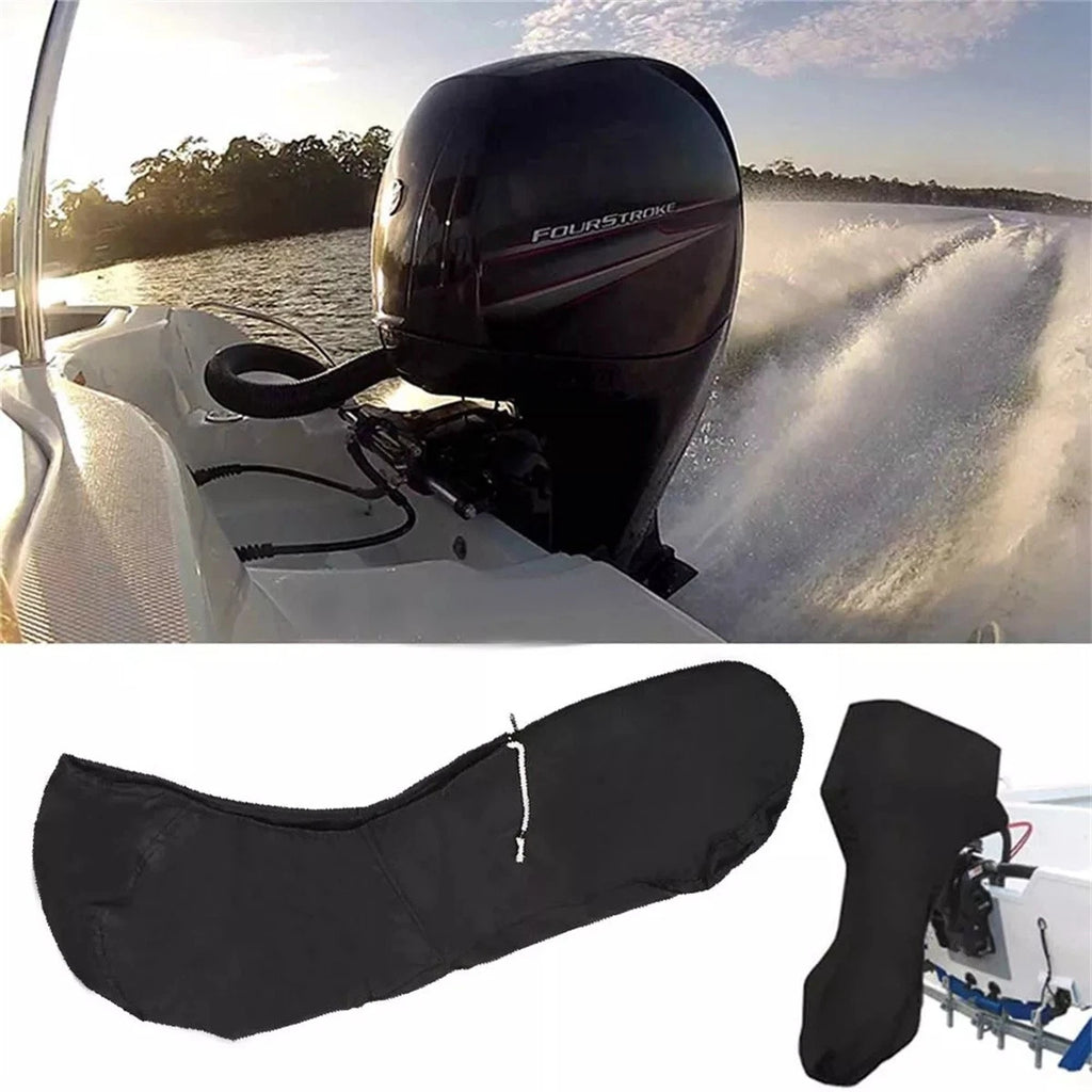 Outboard Engine Cover for 6-20HP (0-5HP) - Waterproof, Black