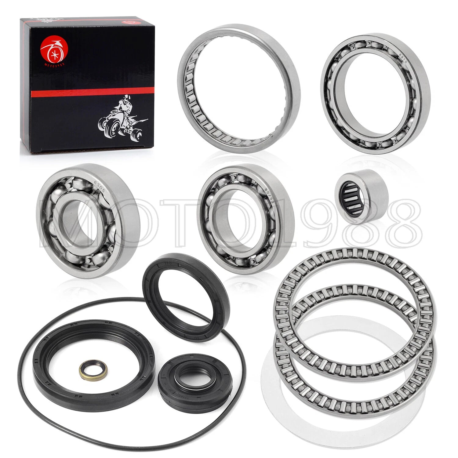 Front Differential Bearing Seal Kit for Kawasaki Brute Force 650 (2003–2023)