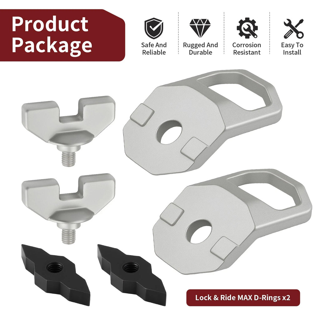 Lock Ride MAX D-Ring 2889620 for Polaris Xpedition XP ADV 5 Ranger XD 1500 (2024-2025)