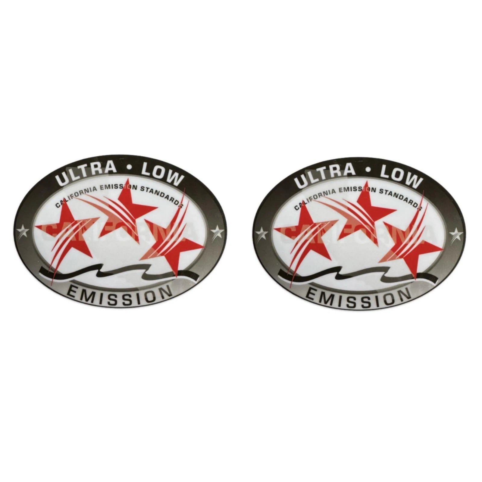 Set of 2 Ultra Low Emission Decals for Yamaha Mercury Honda Outboard