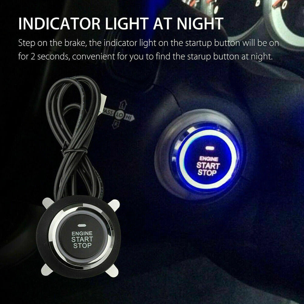 Keyless Entry Ignition Switch Kit for Car (12V RFID)