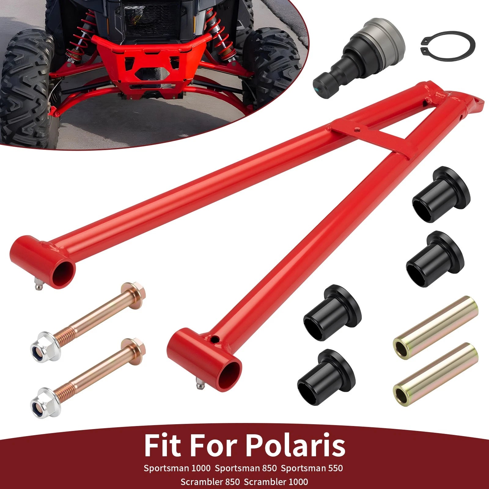 Front Left Lower A-Arm Kit for Polaris Sportsman 550 850 1000 XP (2014–2023)