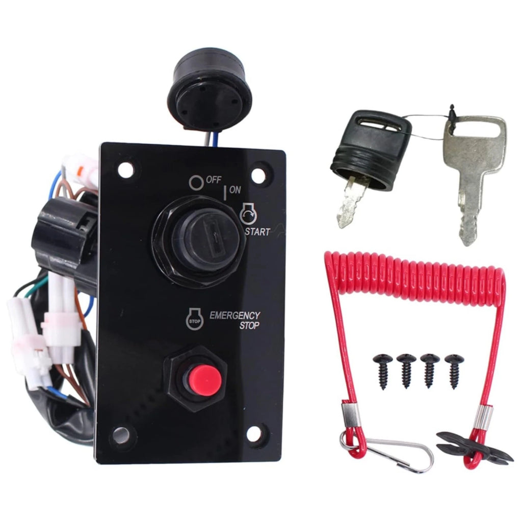 Ignition Key Switch Panel for Suzuki Outboard (37100)