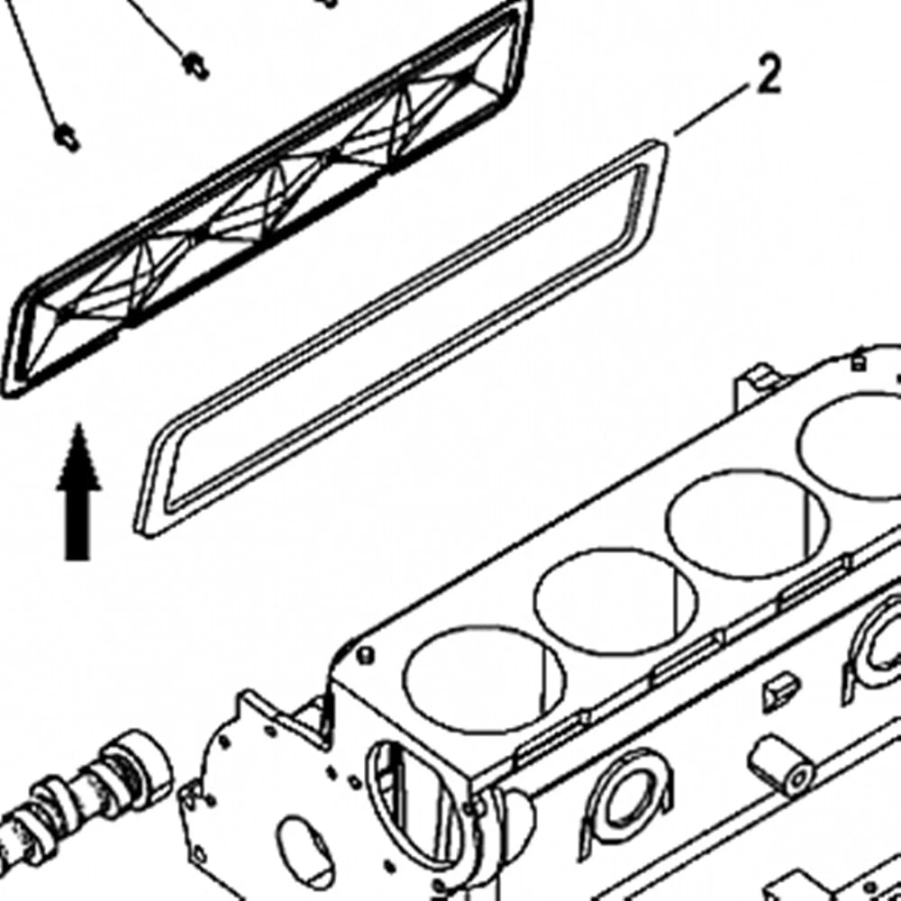Push Rod Cover for GM 2.5L 3.0L 4cyl (OMC Mercruiser Volvo Penta)