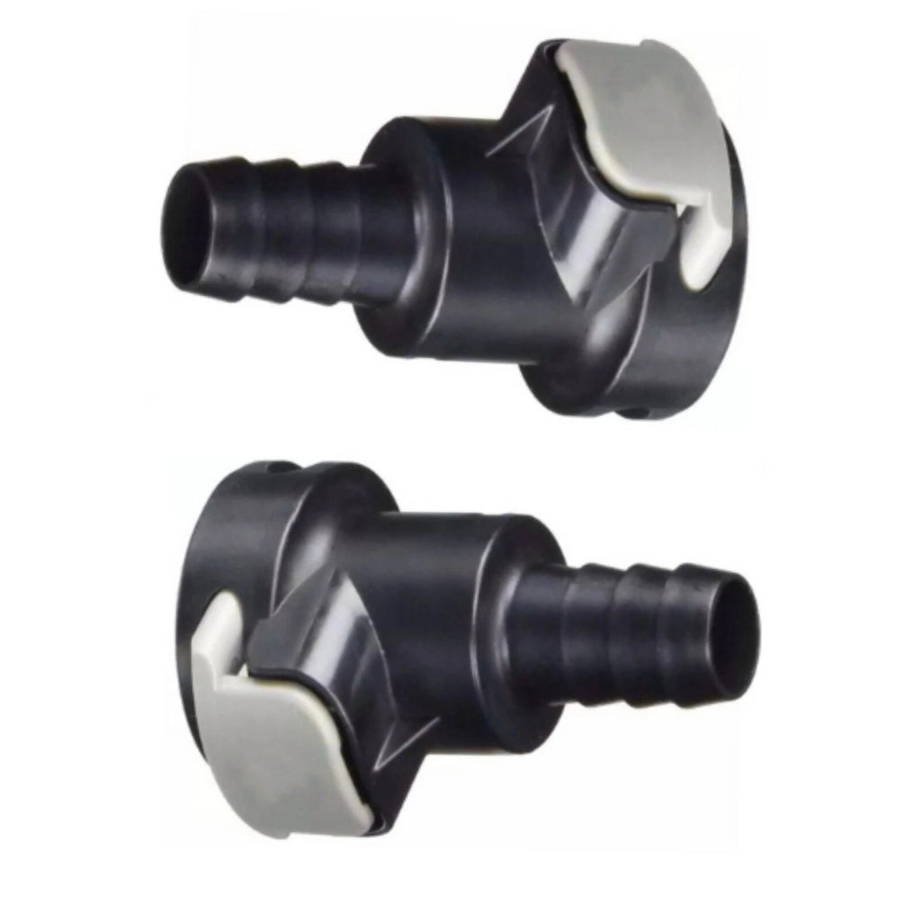 Set of 2 Attwood Sprayless Marine Fuel Connectors 1/4" NPT 8838HF6