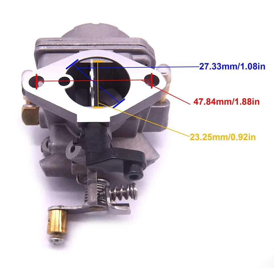 Carburetor Assembly for Yamaha 4 Stroke 4HP Outboard (PN 6BV-14301-01)