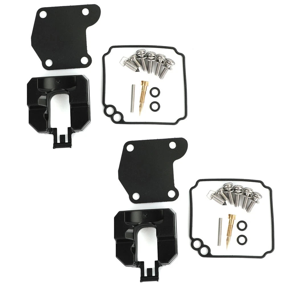 2X Carburetor Repair Kit for Yamaha 2 Stroke 9.9HP 15HP (1990–2023) 63V-W0093-00-00