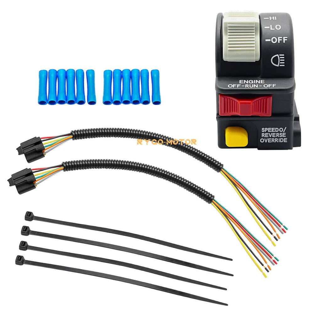 Handlebar Switch & Pigtail Harness Plug Kit for Polaris Sportsman (2000–2014)