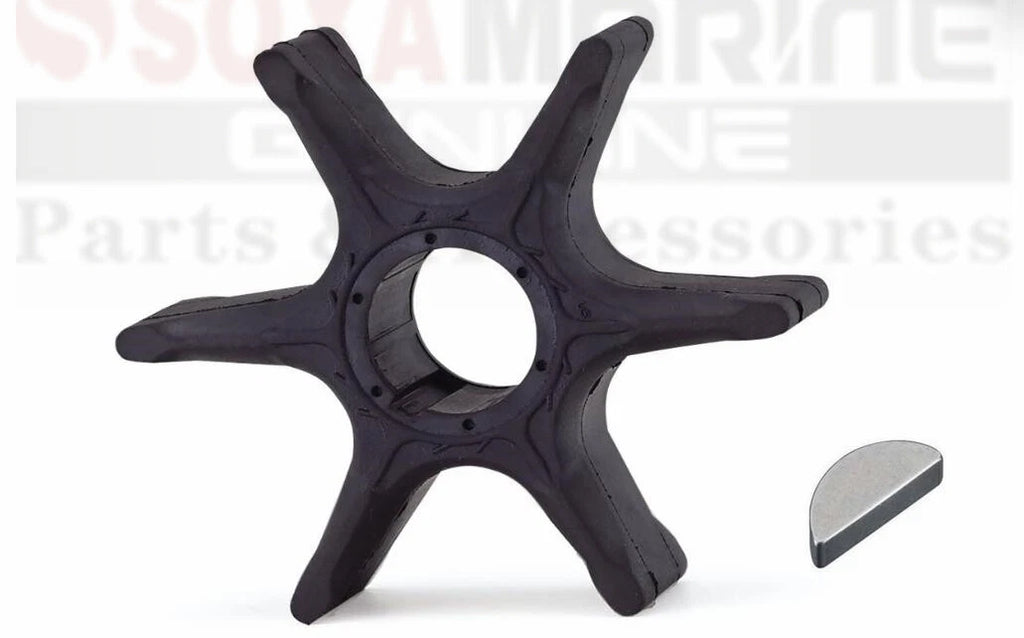 Water Pump Impeller w Key for Yamaha Marine (18-3071, 9-45609)