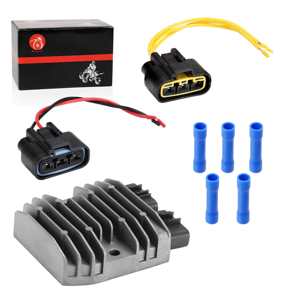 Voltage Regulator and Plug for Can-Am Outlander 330 400 450 500 570 650 700 (2003–2023)