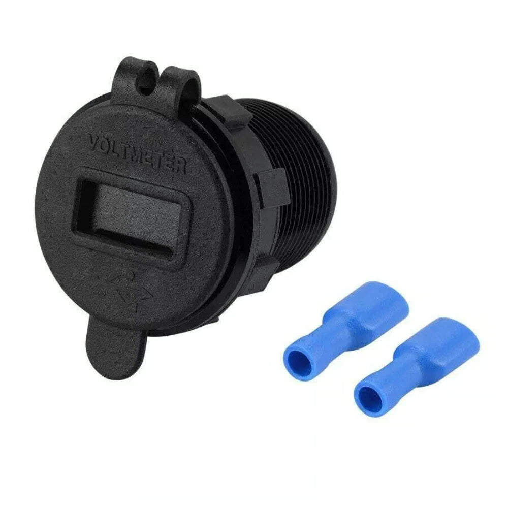 Dual USB Phone Charger Outlet for Universal Vehicles (12-24V)