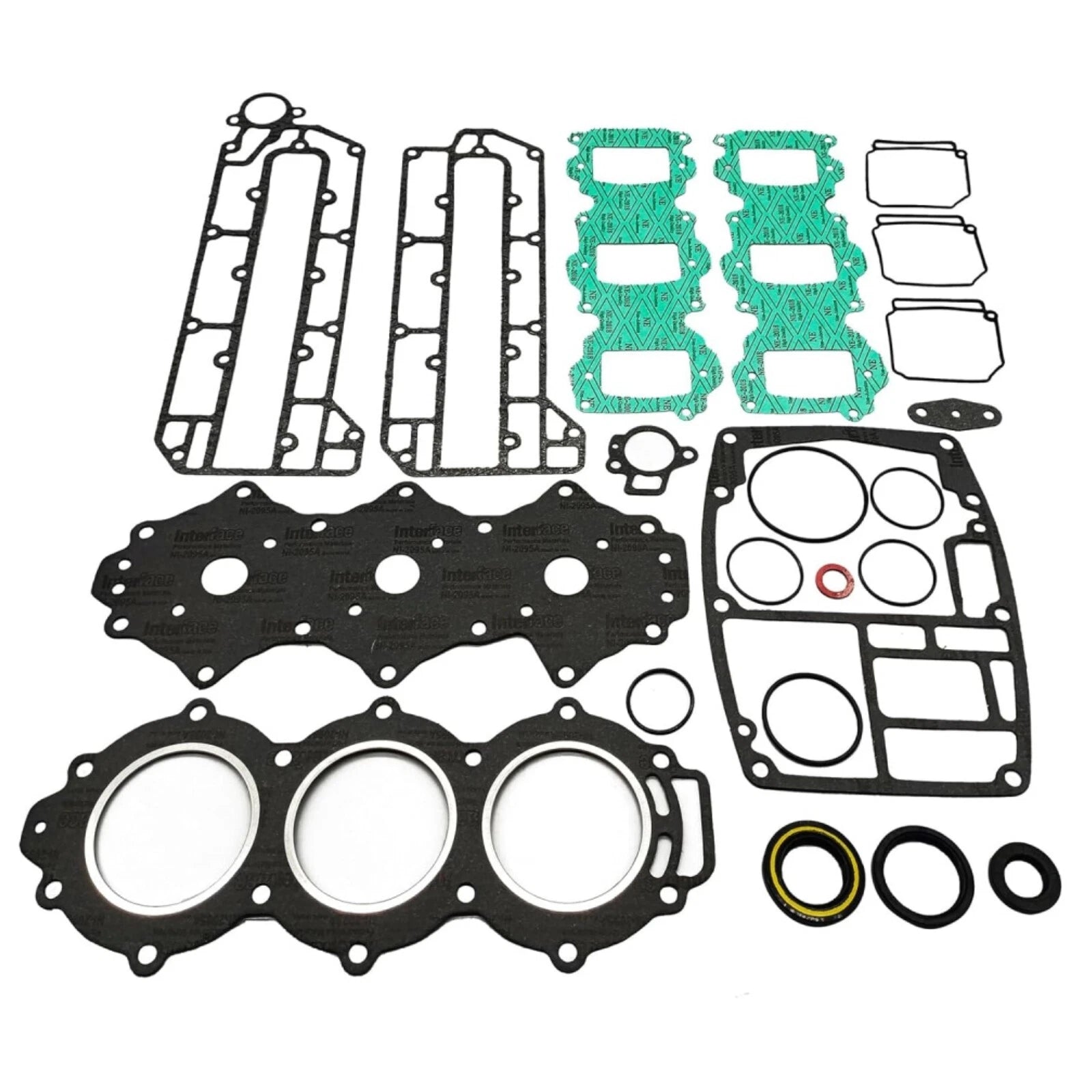 Power Head Gasket Kit for Yamaha Outboard 60 70 HP (3 Cyl) (6H3-W0001-02, 18-99176)