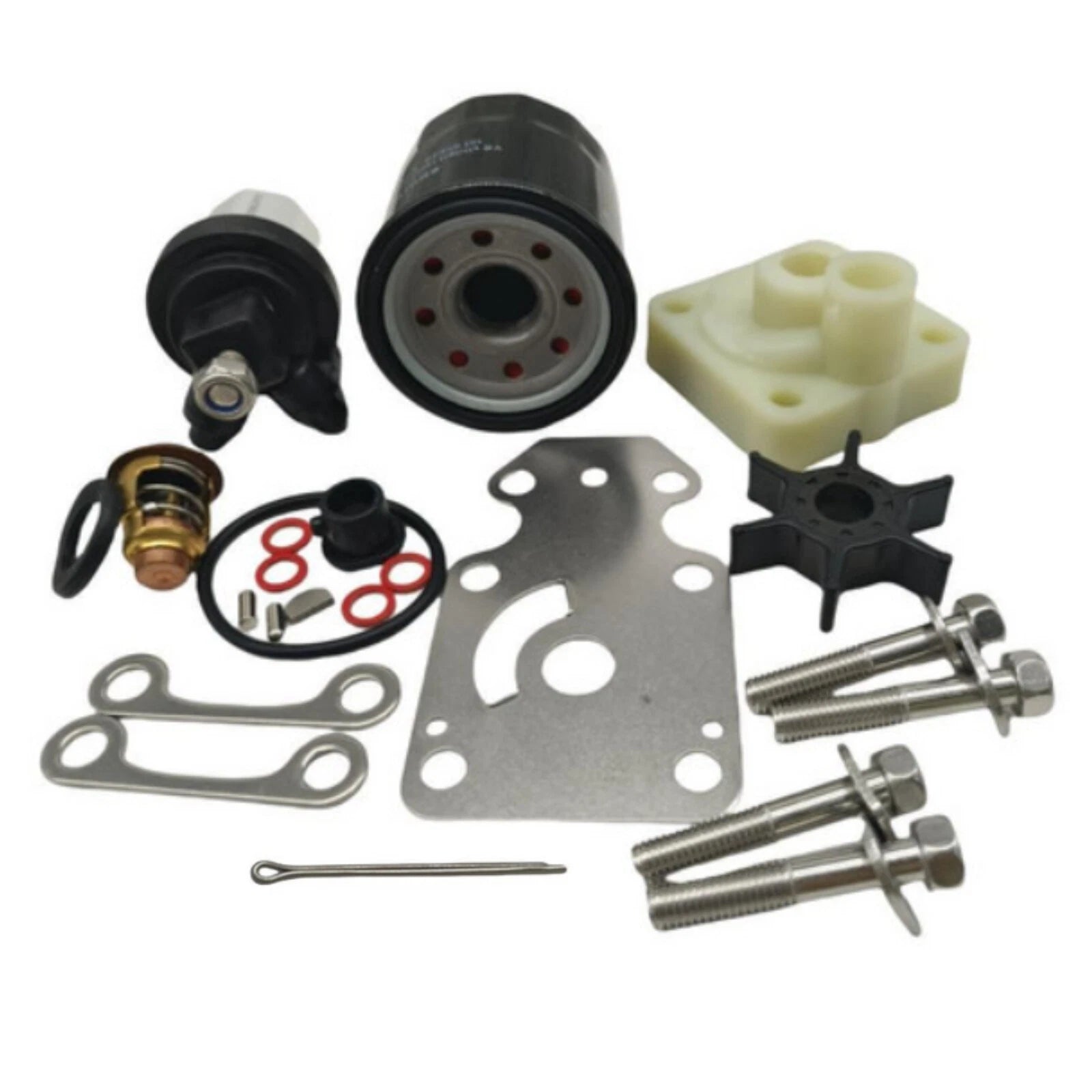 Service Kit for Yamaha Marine 15HP F15C (4-Stroke) (Part Numbers: 6AH-W0078-01, 66M-12411-01)