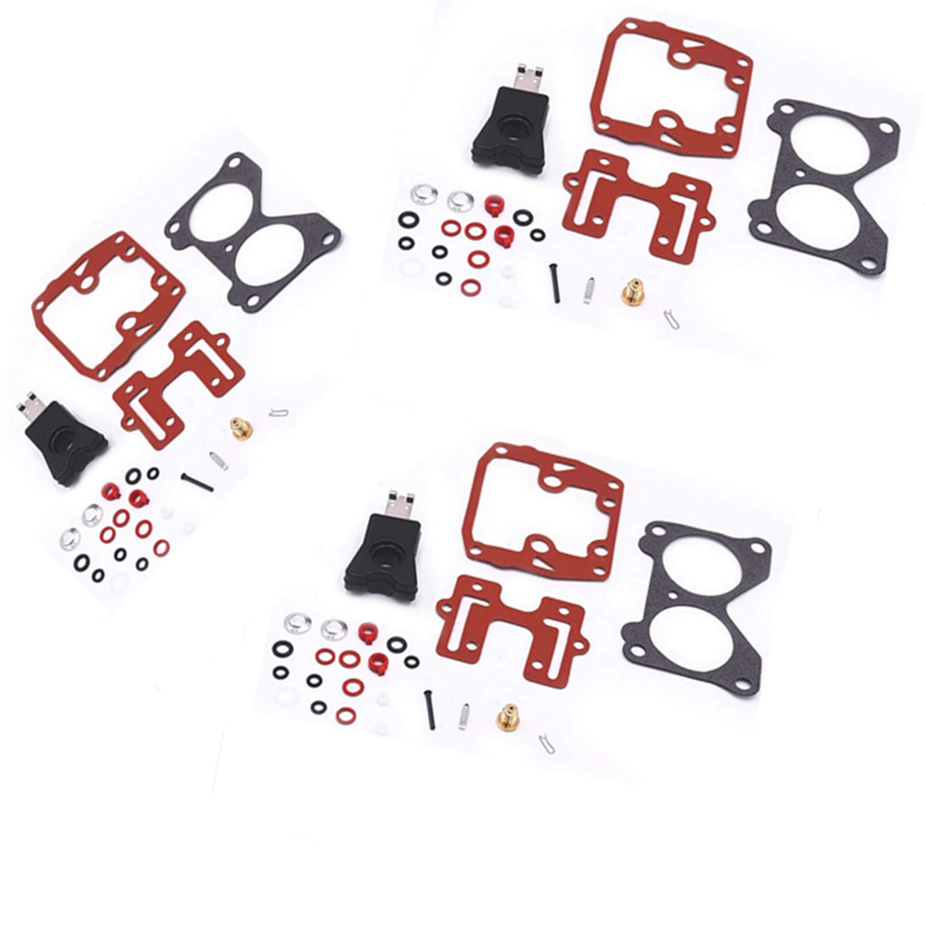 3X Carburetor Repair Kit for OMC/Johnson Evinrude (Sierra 18-7046)