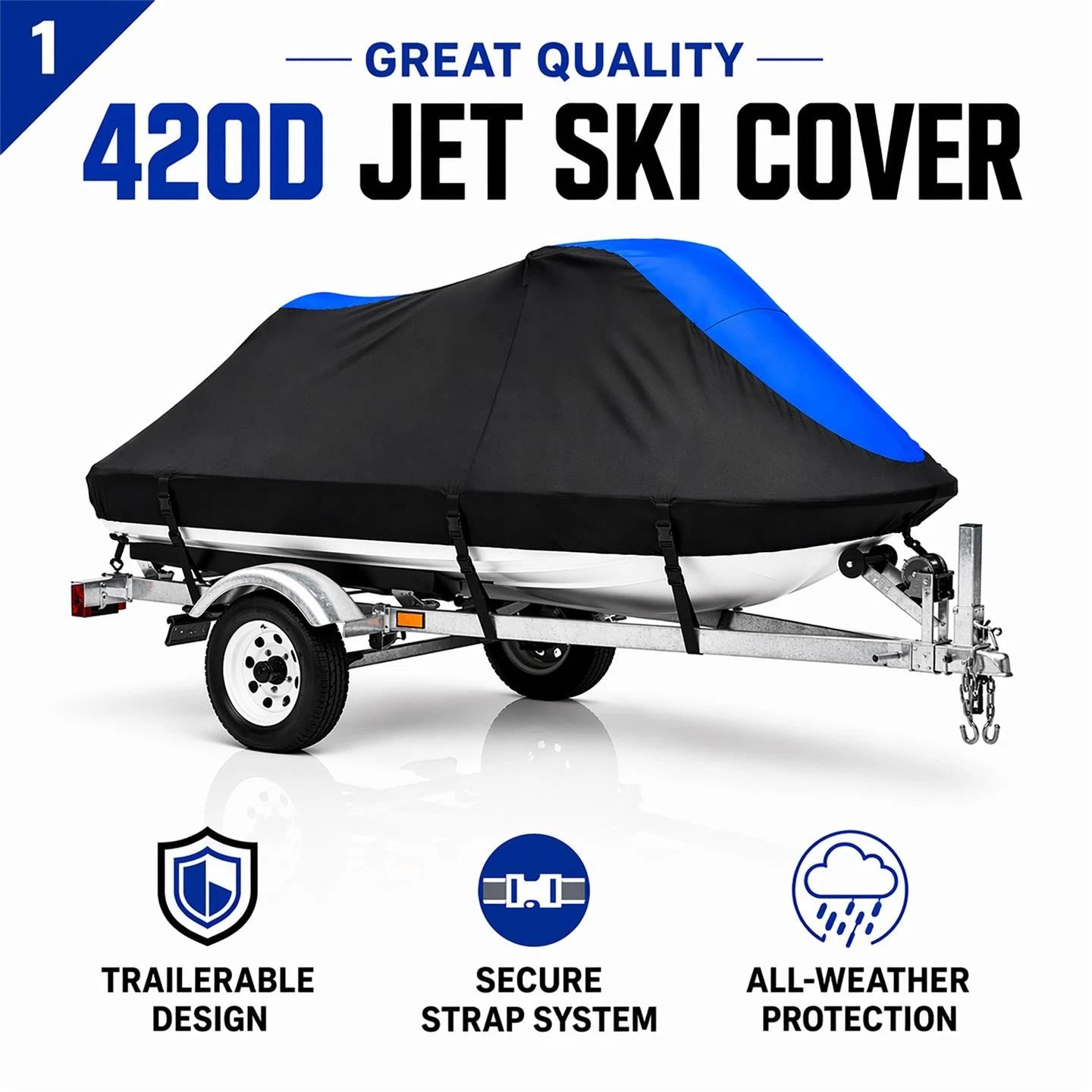 Jet Ski Cover for SeaDoo GTI (2005–2007) 420D