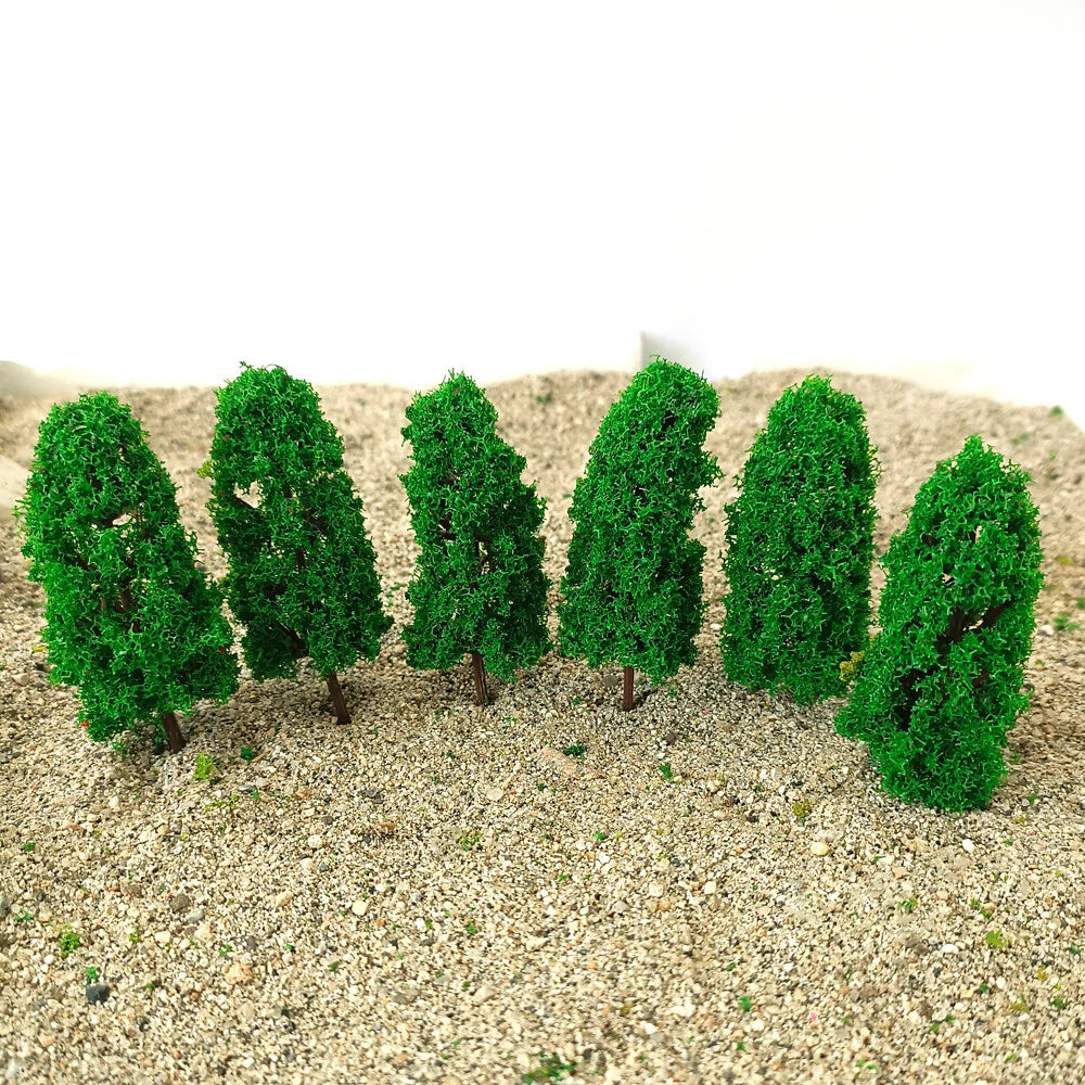 40Pcs 3.14" Model Trees for Train Railroad Diorama Landscape