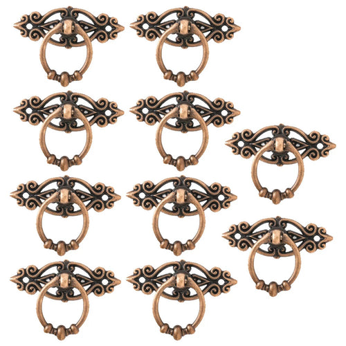 10X Zinc Alloy Cabinet Pulls for Antique Door