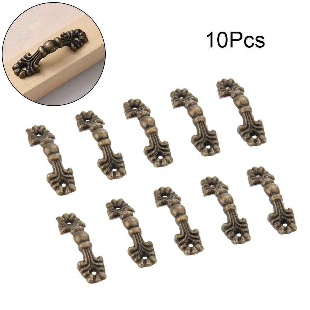 10X Zinc Alloy Door Pull Handles for Furniture Cabinet Drawer