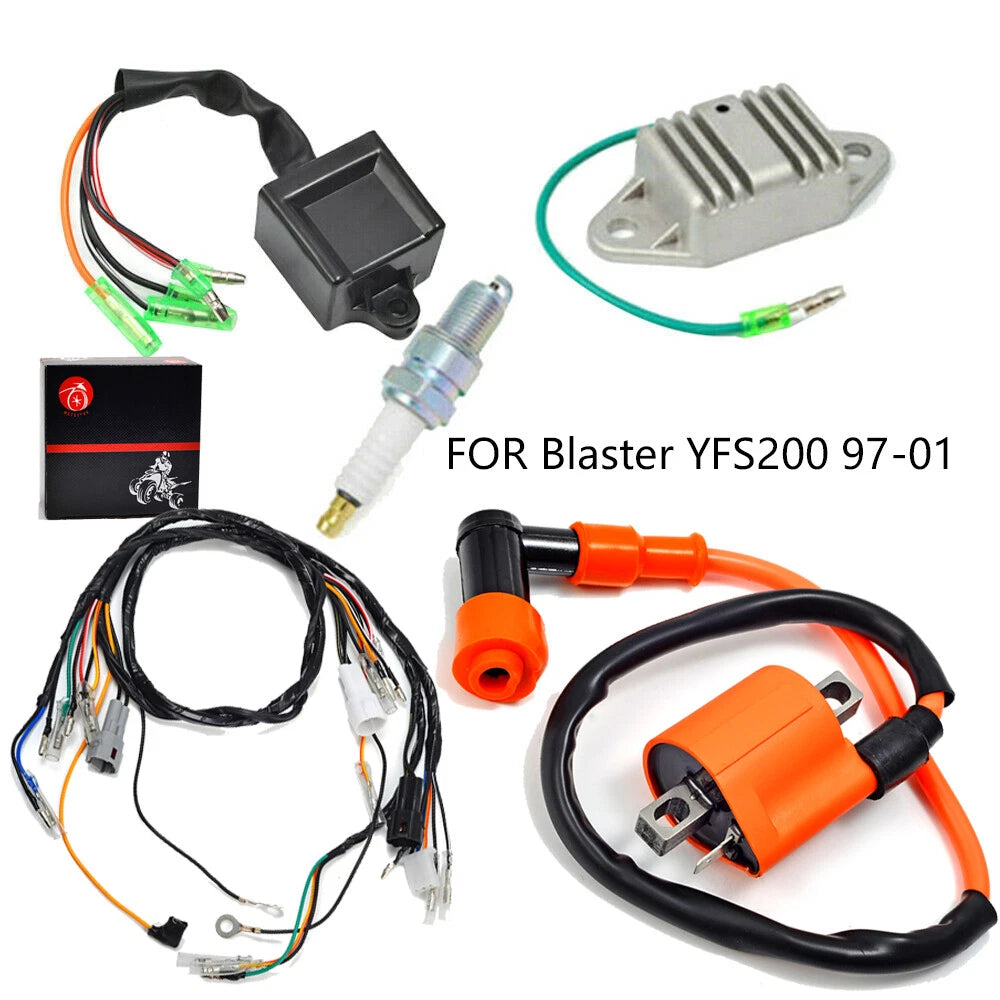 Ignition Coil Wiring Harness for Yamaha Blaster 200 YFS200 (1997–2001)
