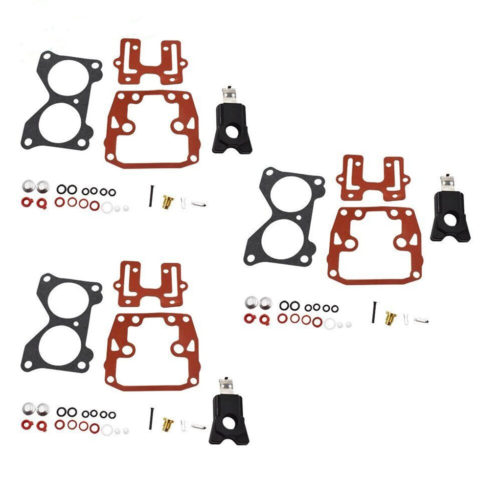 3Pcs Carb Rebuild Kit for Johnson Evinrude V4 (1985–1995) 435443