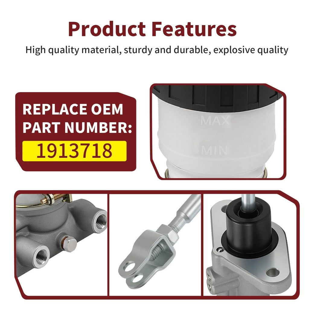 Brake Master Cylinder Tandem Assembly 1913718 for Polaris RZR 200 (2021–2025)