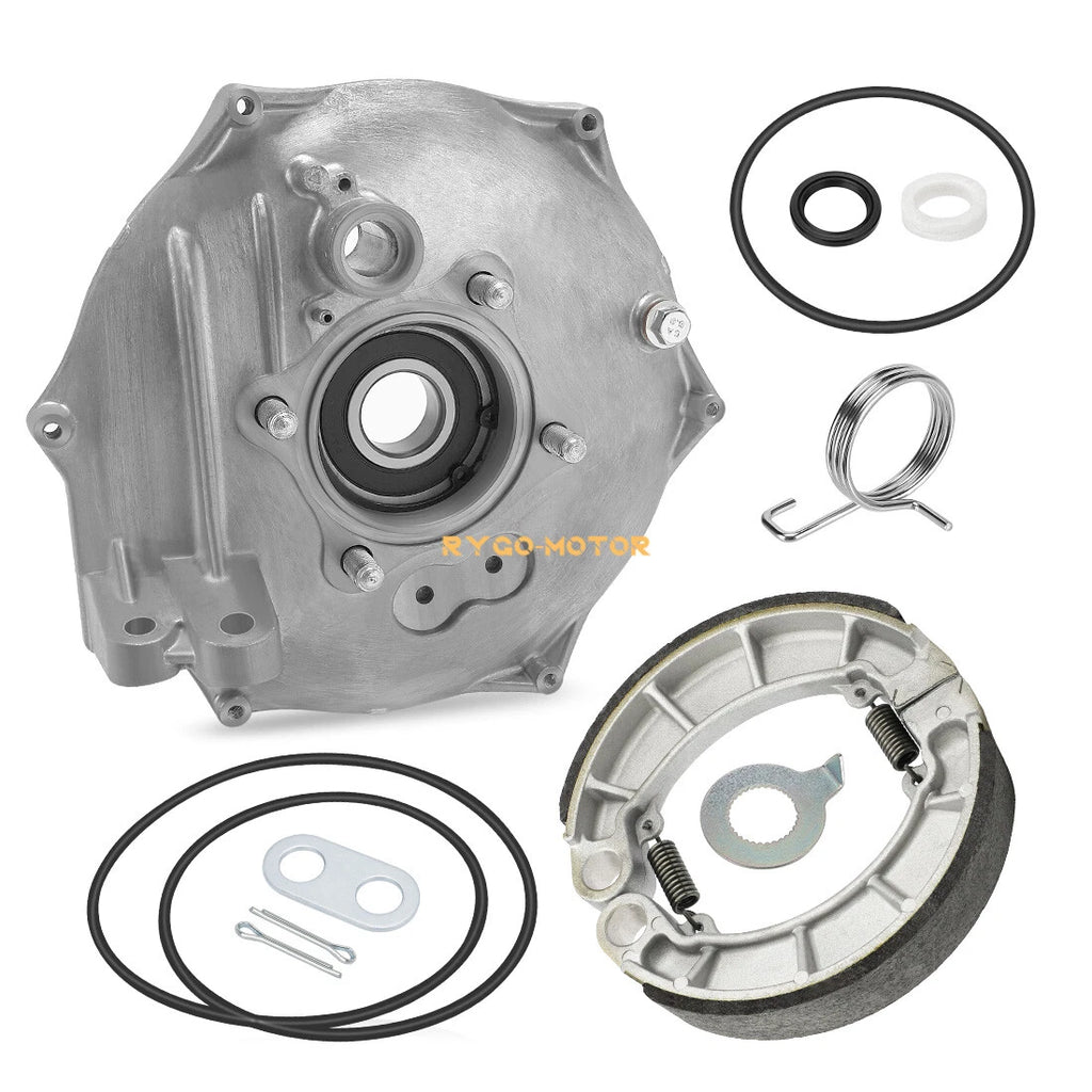 Rear Brake Backing Plate & Shoes Seals Kit for Honda Rancher 420, Foreman 500, 520 (2007–2023)