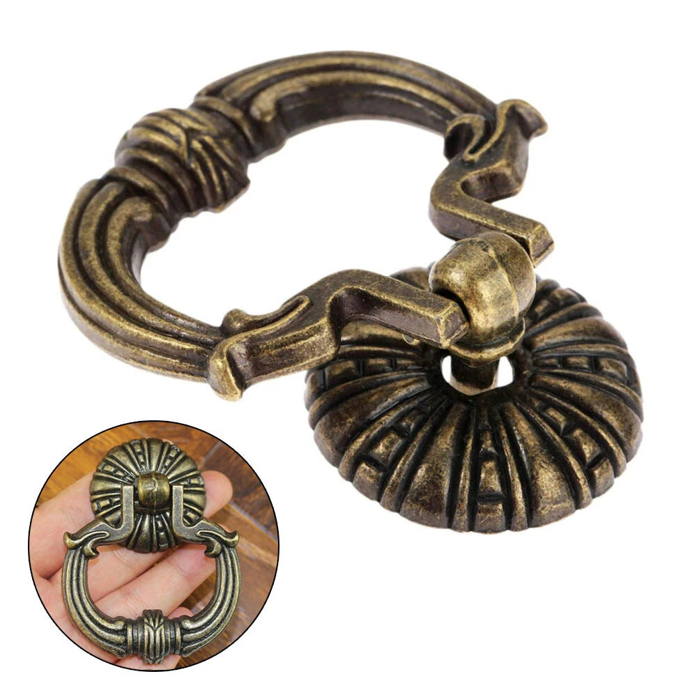 Zinc Alloy Knob Ring Pull Handle for Kitchen Cabinet Drawer (Vintage)