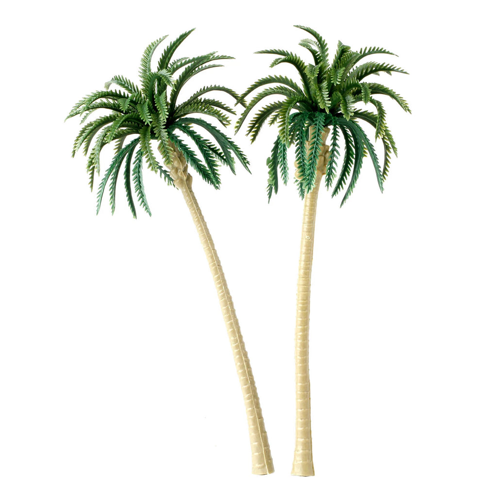 10pcs 5.11" Coconut Palm Trees for Garden Park Railway Landscape