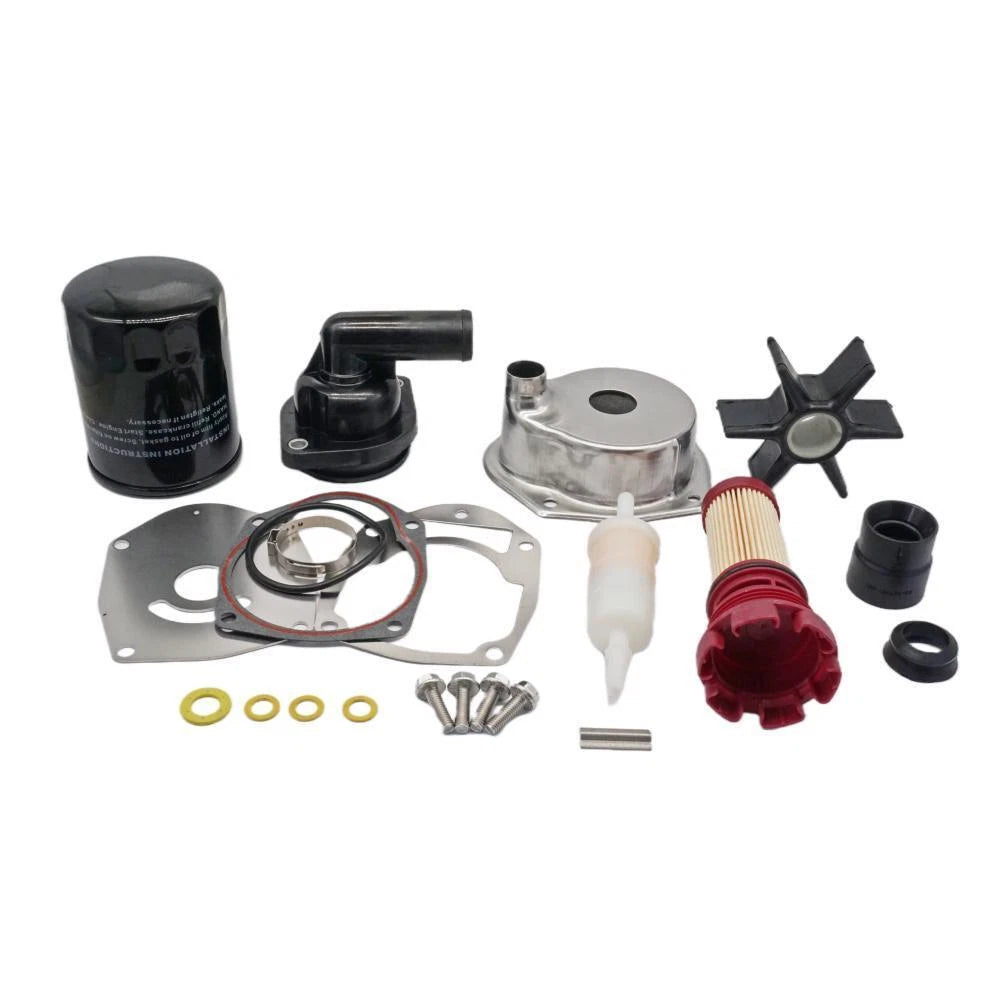 Outboard Maintenance Kit 8M0130835 for Mercury L4 Verado (w/Thermostat 892864T04)