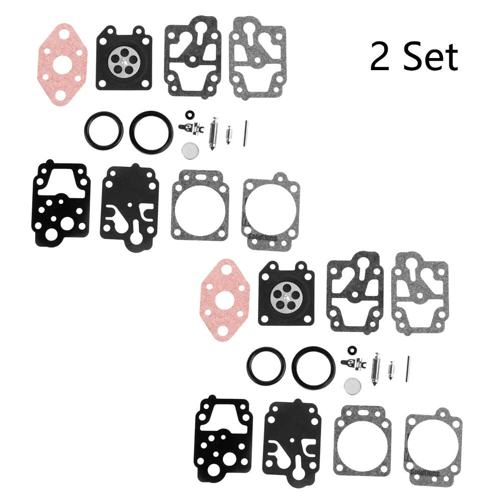 Set of 2 Carburetor Rebuild Kit for Honda GX22/31, Echo GT1100/2101 (Walbro K20-WYL)
