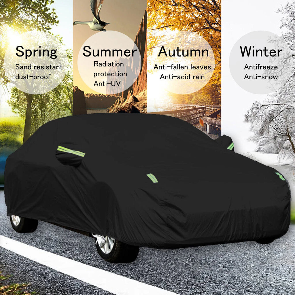 Car Cover for (3-XXL) - Snow Rain UV Dust Resistant Outdoor Protection