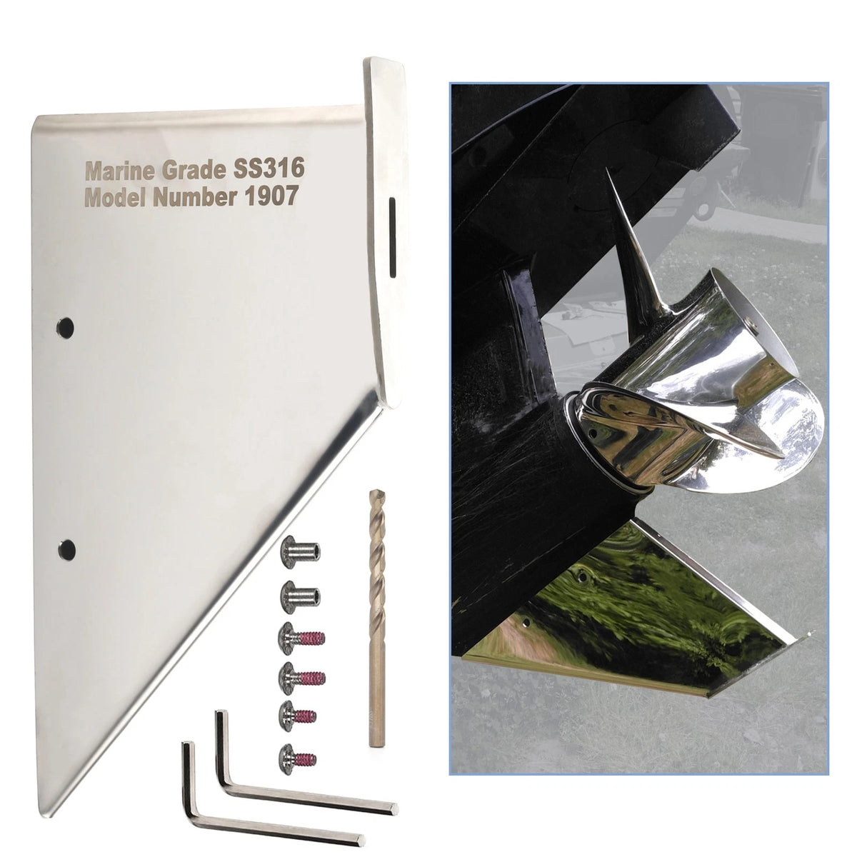 Lower Unit Skeg Cover Protector for Mercury Alpha 1 (1970–2023)