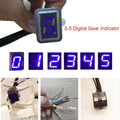 Blue LED Digital Gear Indicator Light for Universal Motorcycle