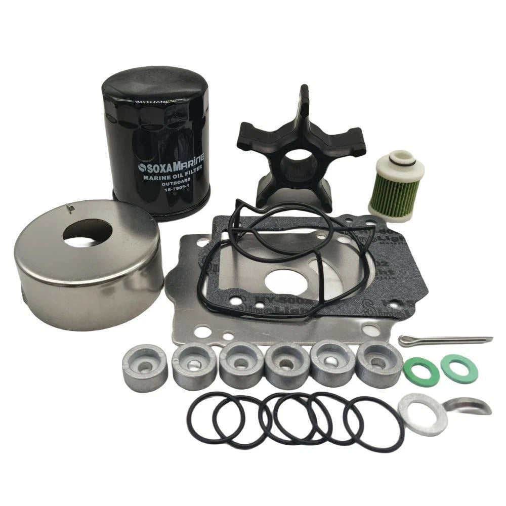 Maintenance Service Kit for Suzuki Outboard DF150 DF175 DF200 (2000–2023) 17400-96832 15412-92J00
