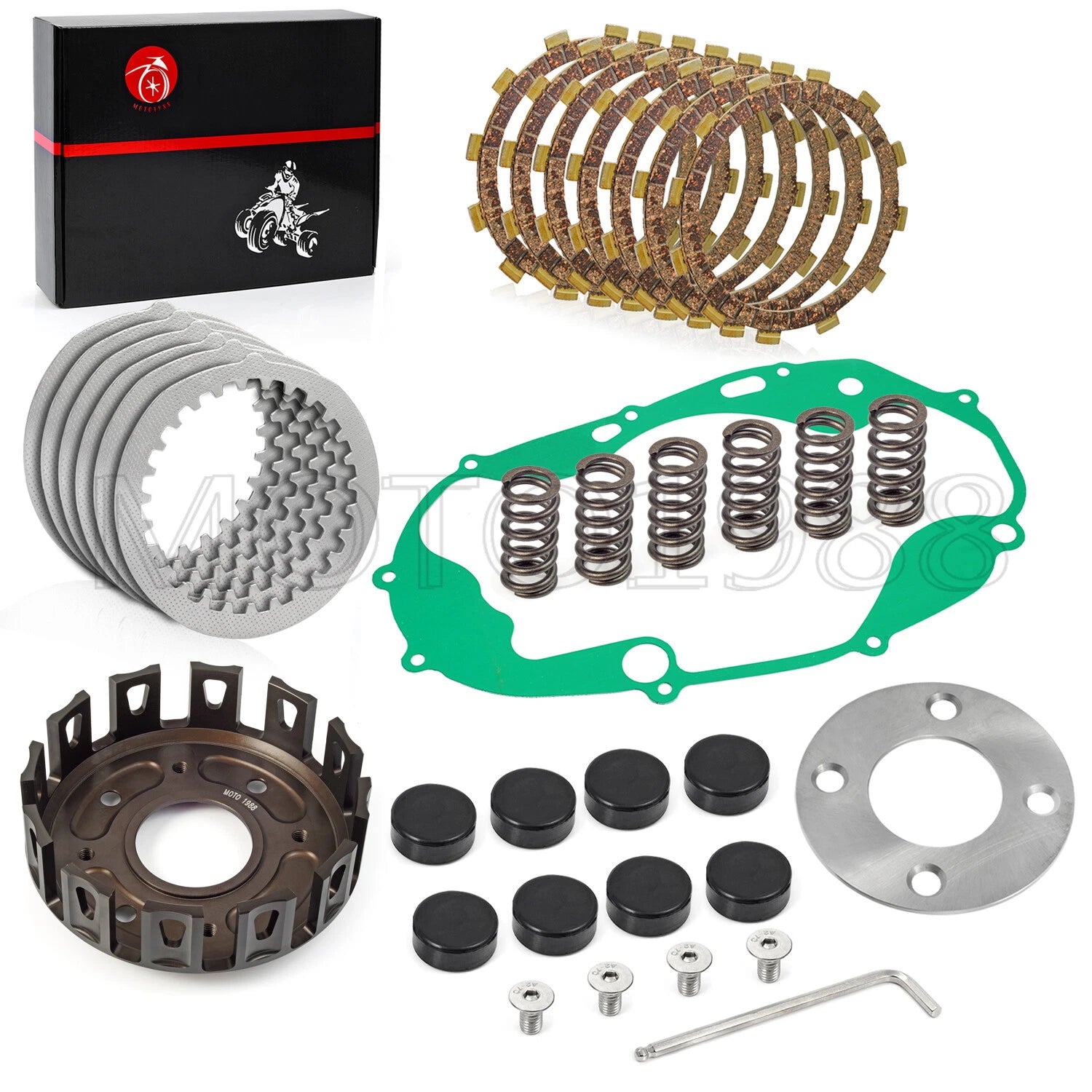 Clutch Basket & Friction Plate Gasket Kit for Yamaha RZ350 (1984–1985)