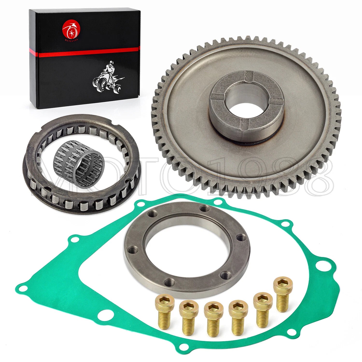 Starter Clutch One Way Gear Bearing Gasket for Yamaha Warrior YFM350X (1987–2004)