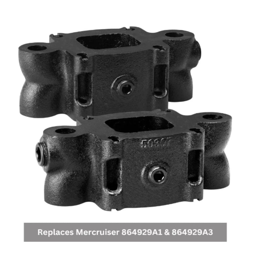 3" Dry Joint Exhaust Spacer Kit for MerCruiser 4.3L 5.0L 5.7L 6.2L (864929A1)