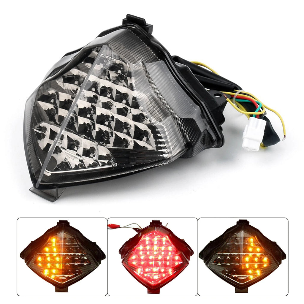Smoke LED Tail Light with Turn Signal for Yamaha YZF R1 (2004–2006) T9