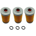 3Pcs Fuel Filter for Yanmar 3YM30, 3GMF, 3GM30, 2GM, 1GM10, 2GM20, 2QM, 2YM15 (–)